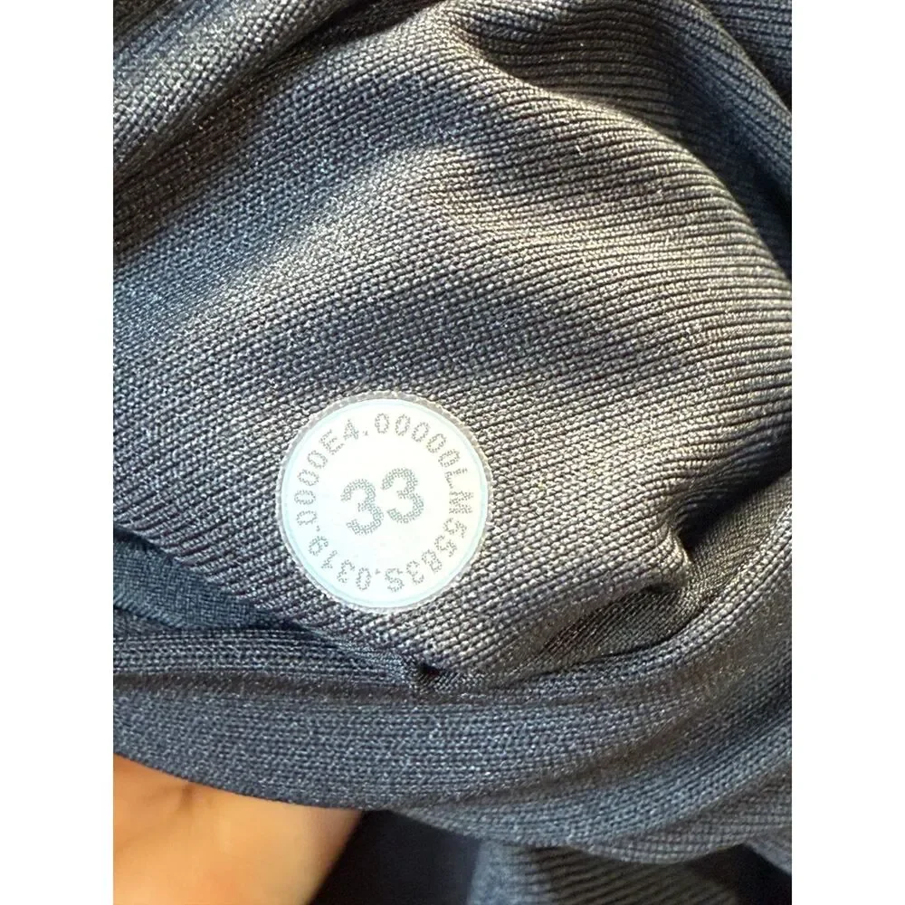 Lululemon ABC Classic Fit 5 Pocket Pant Men's 33 Black Warpstreme Stretch Smooth